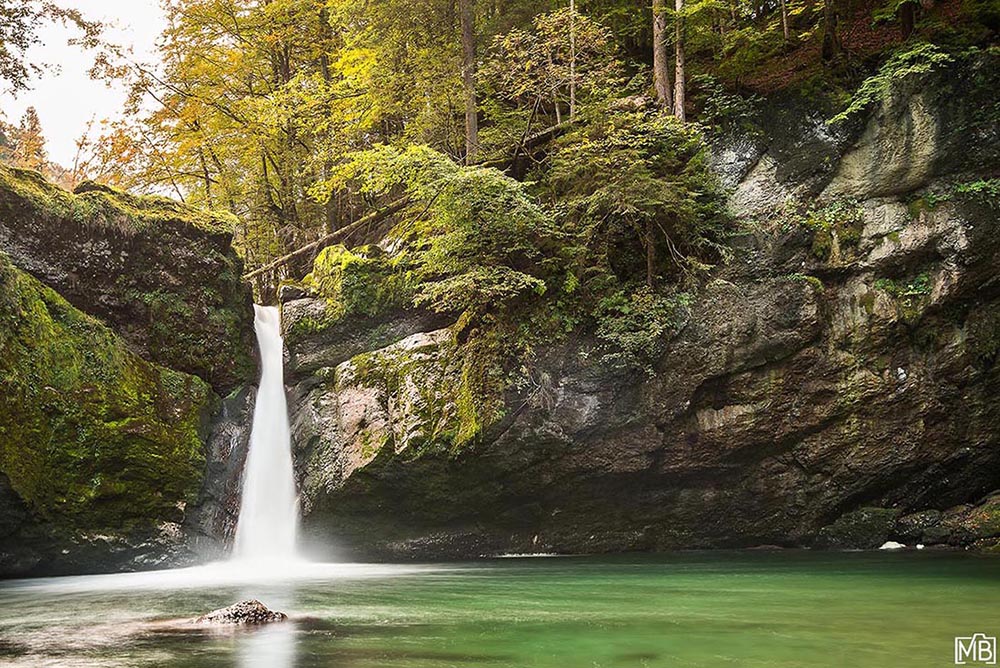 Wasserfälle und Flüsse Wasserfall Giessenfall Stein Toggenburg St. Gallen Schweiz